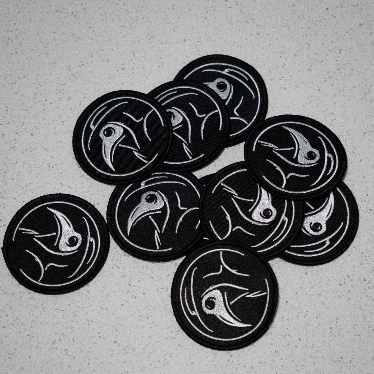 Black Death Velcro Patch