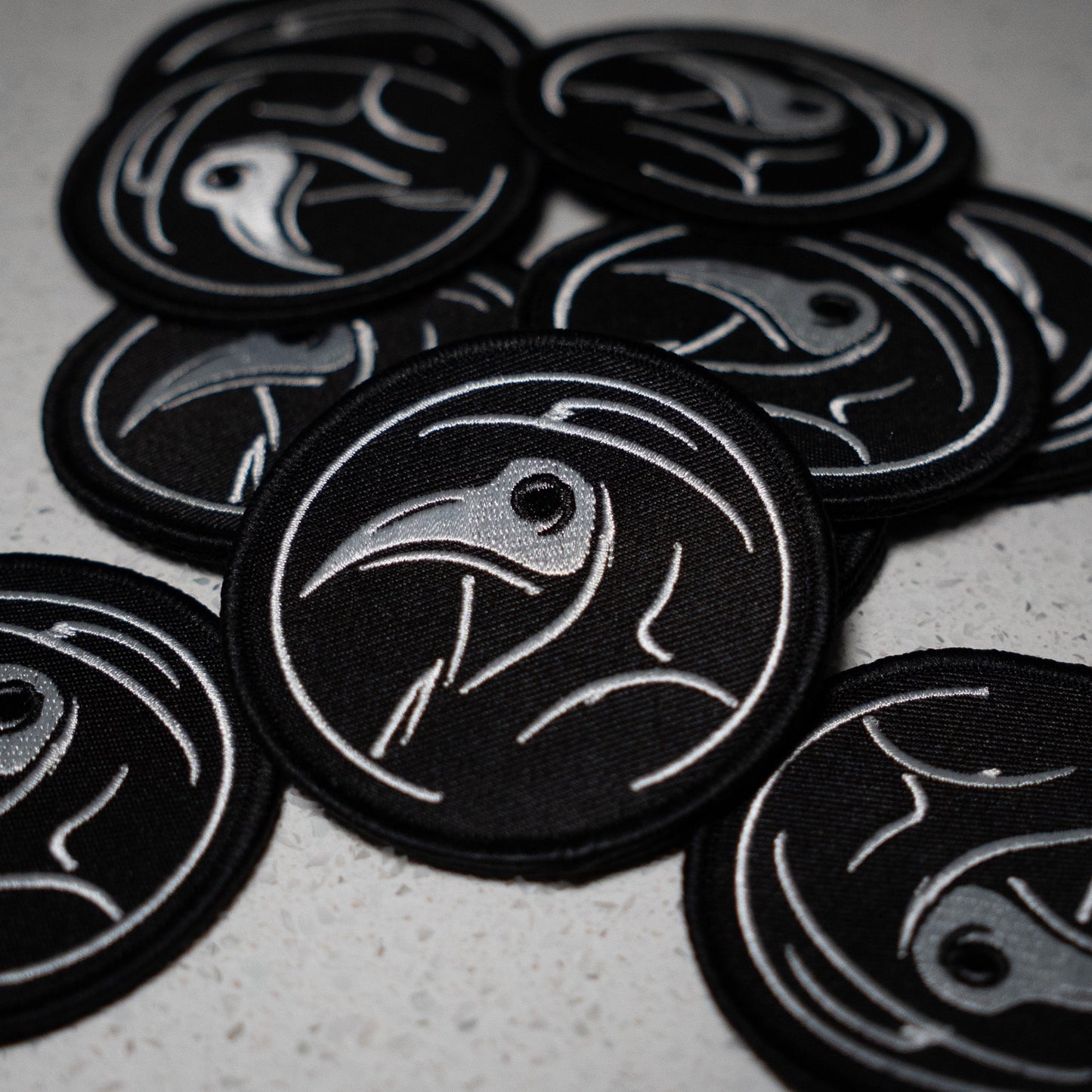 Black Death Velcro Patch