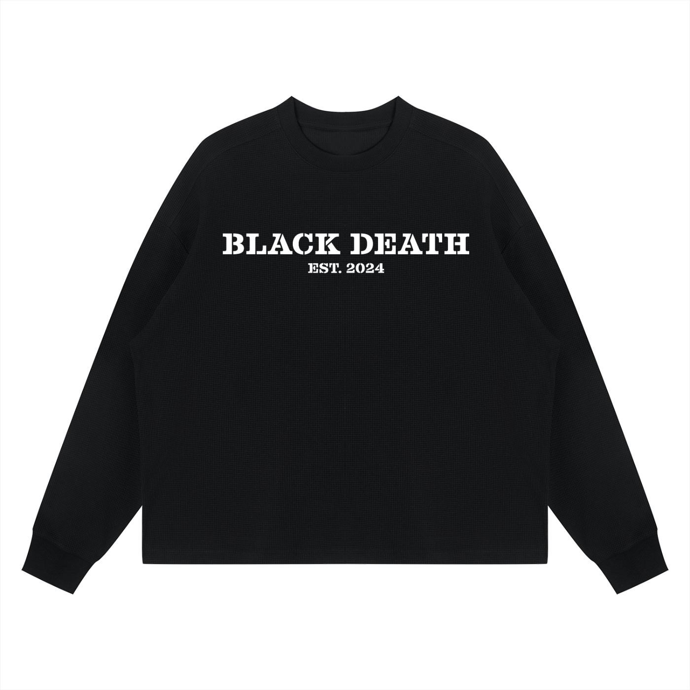RECON Long Sleeve Boxy Waffle Knit