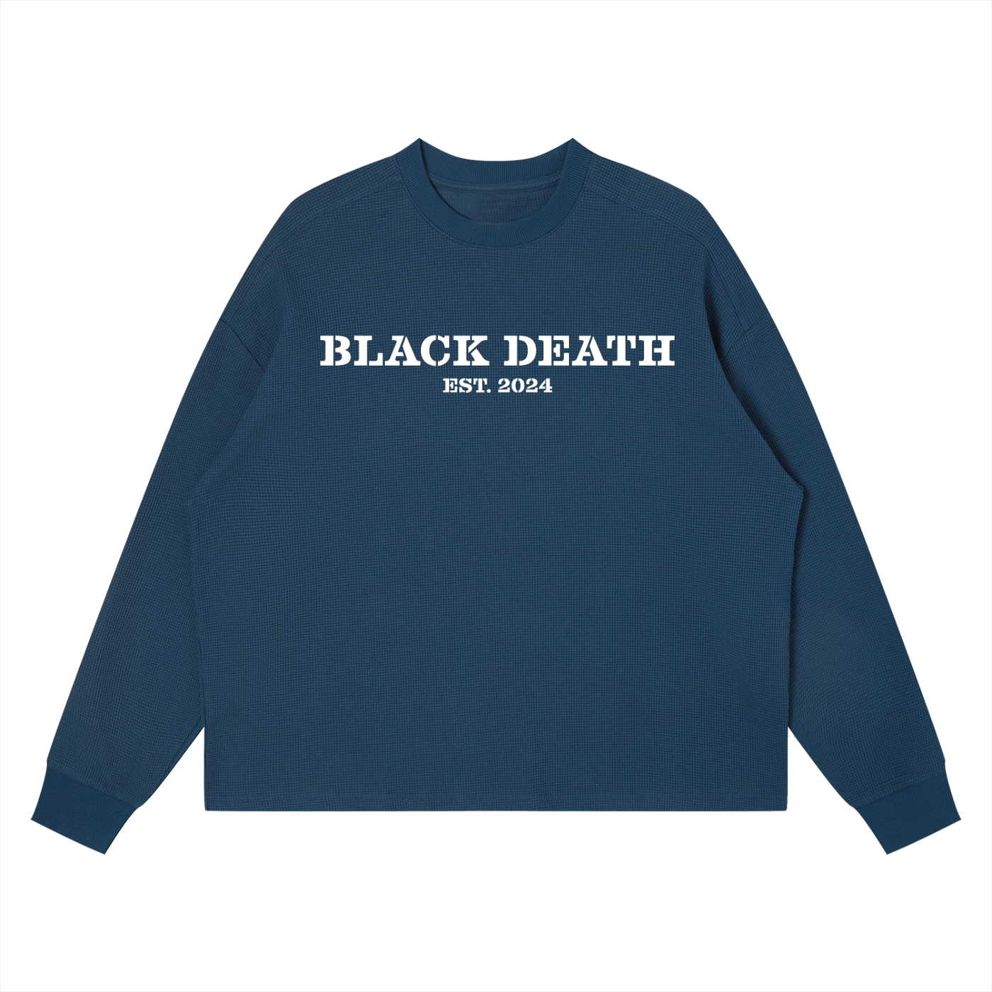 RECON Long Sleeve Boxy Waffle Knit