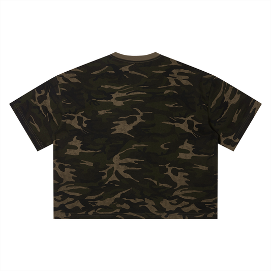 VALOR UNIT Camo Cropped T-Shirt