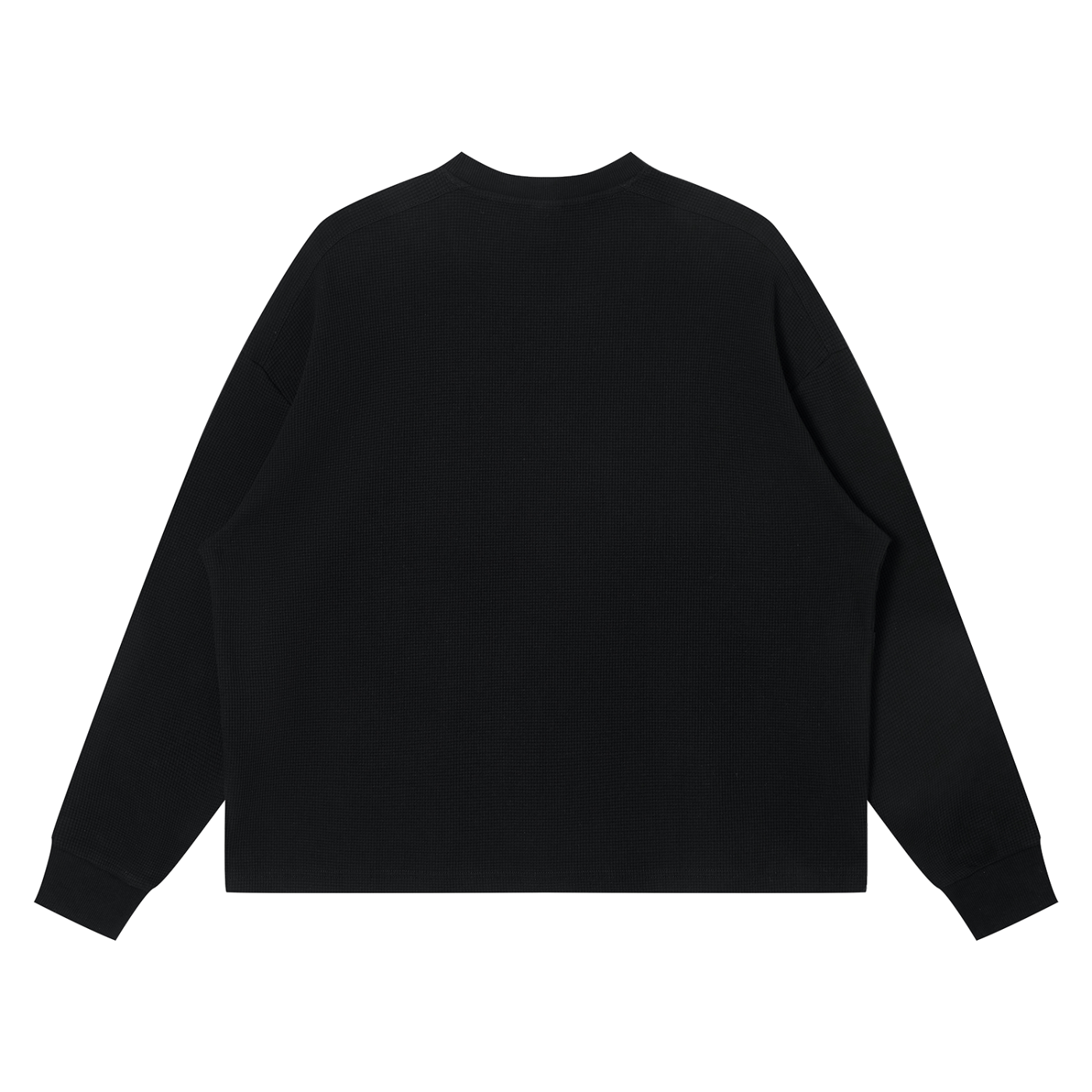 RECON Long Sleeve Boxy Waffle Knit