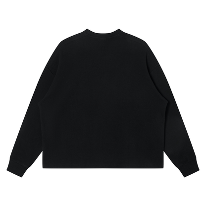 RECON Long Sleeve Boxy Waffle Knit