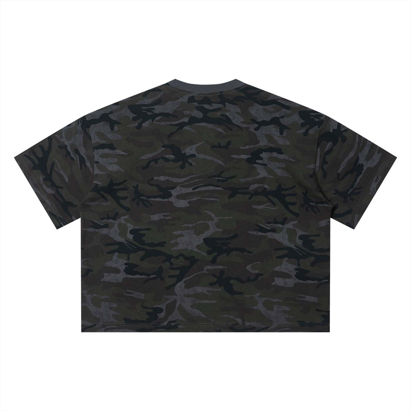 UNITED WE STAND Camo Cropped T-Shirt