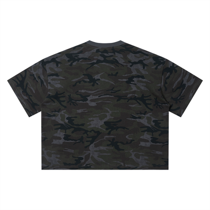 UNITED WE STAND Camo Cropped T-Shirt
